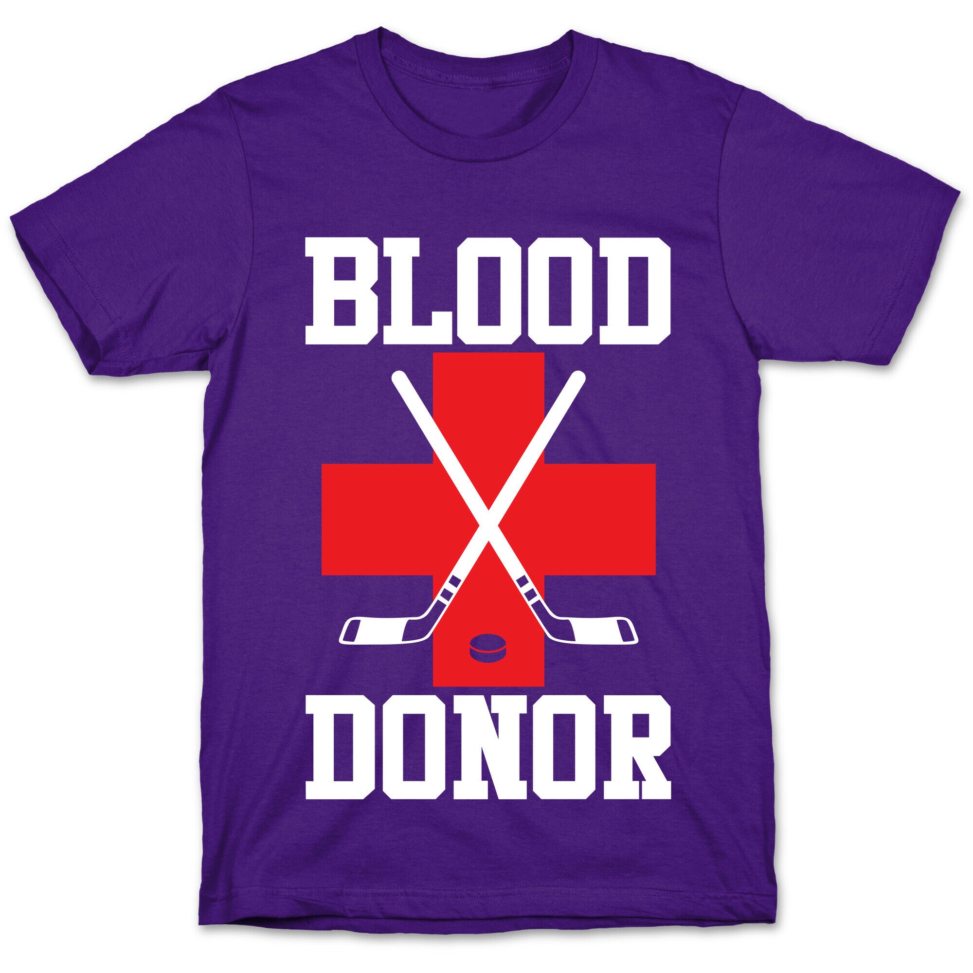 Blood Donor Hockey T-Shirt